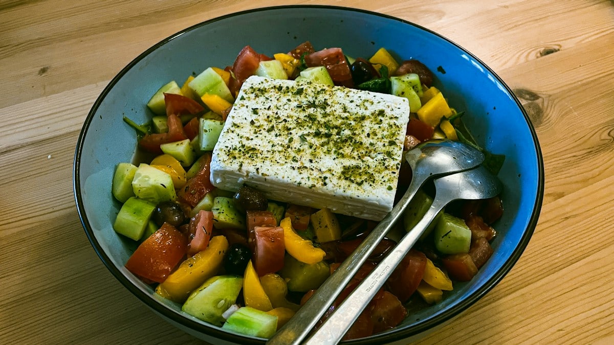 a bowl of food